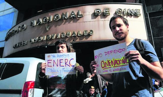 Incaa. Representantes de la industria cinematográfica reclamaron ayer.