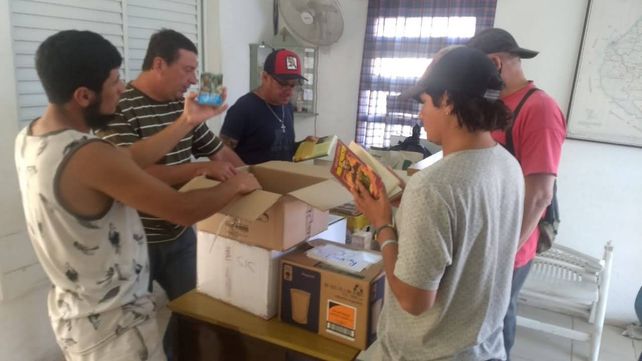 Colecta: reciben elementos de limpieza e higiene personal