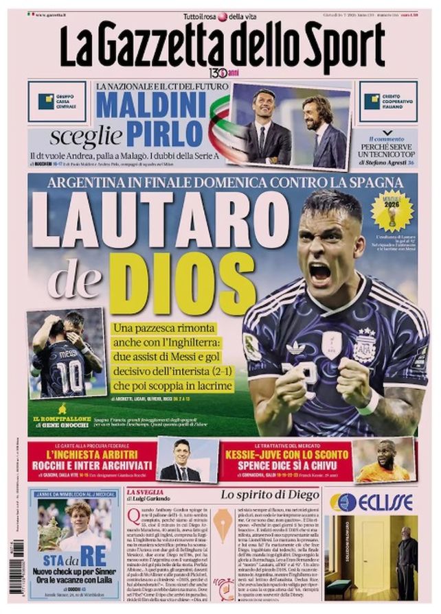 Triunfo de Argentina: las portadas de los principales diarios del mundo