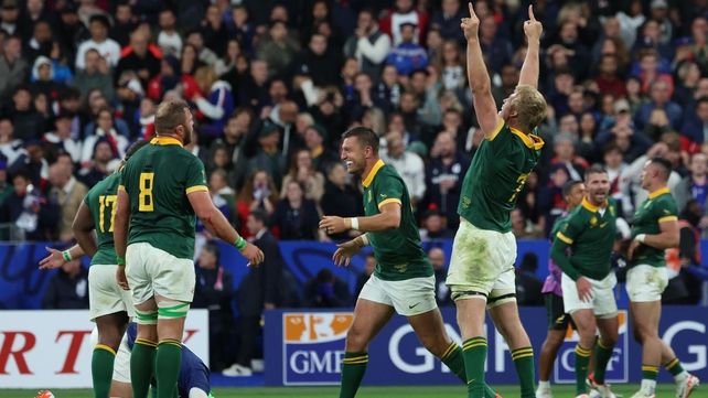 Sudáfrica venció 29-28 a Francia y se clasificó a las semifinales del Mundial de rugby