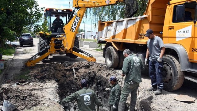 Desagüe Perú. La obra de recuperación en barrio Barranquitas entra en su etapa final