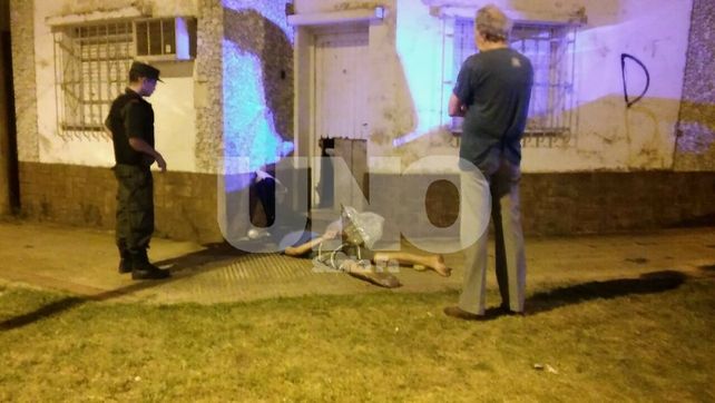 Final. Así quedó el ladrón tras el intento de asalto.&nbsp;