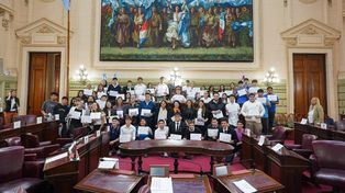 Estudiantes de Venado Tuerto y de San Eduardo fueron Diputados por un Día