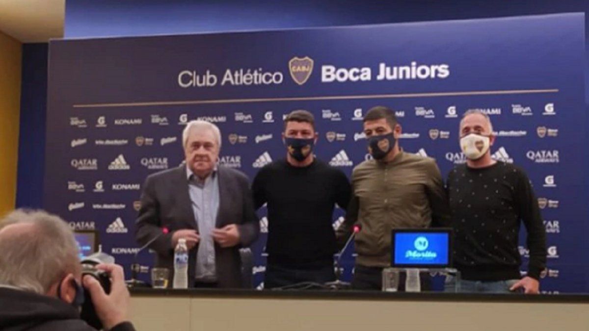 Sebastián Battaglia tuvo su presentación oficial en Boca