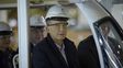 El presidente Mauricio Macri visitó la planta de Alvear.