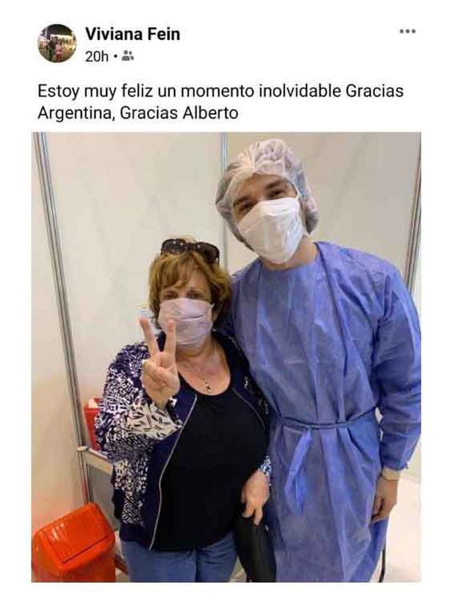 La ex fiscal Fein publicó una foto con un mensaje tras ser vacunada y generó polémica