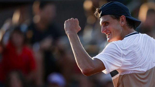 Luciano Ambrogi tuvo otra destacada actuación en la qualy del Quini 6 Rosario Challenger en el jockey Club de Rosario.