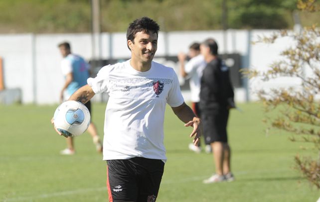Infalible. Ignacio Scocco no para de gritar goles. En la Libertadores del 2006 ante Vélez