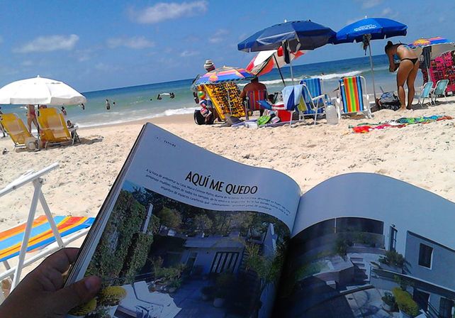 Muchos santafesinos aprovecharon la belleza de las playas brasileras.