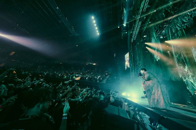 A estadio lleno, este fin de semana el joven artista presentó su segundo álbum, 