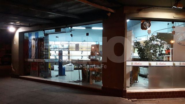 El local asaltado