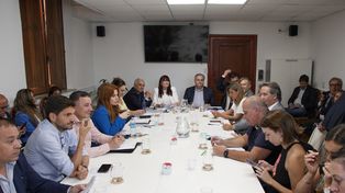 El nombramiento de jueces comunitarios, el eje de la reunión entre los funcionarios de la Casa Gris y los diputados.&nbsp;