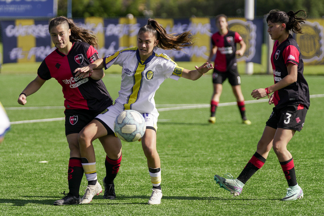Central y Newells jugaron por primera vez en el fútbol femenino en inferiores de AFA.
