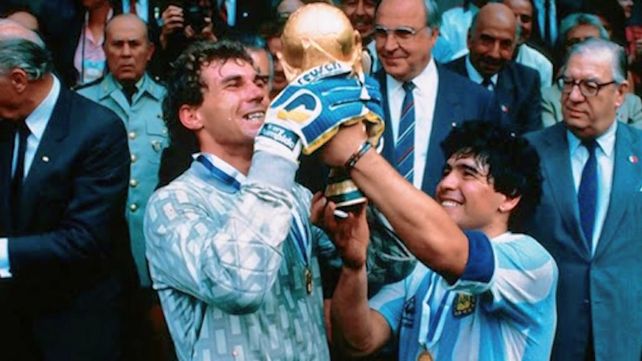 Nery Pumpido se mostró muy conmovido por la muerte de Diego Maradona.