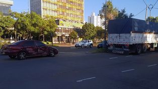Un fuerte choque se produjo en 27 de Febrero