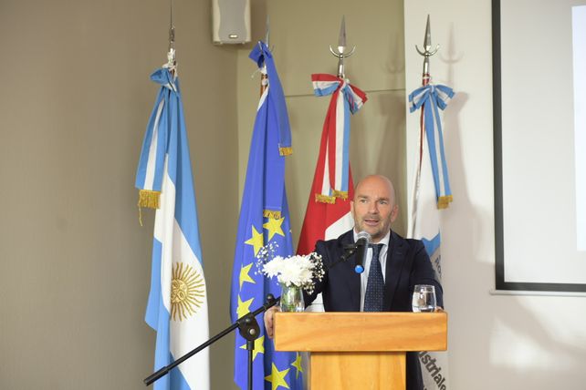 Visita. Sánchez Rico estuvo en Rosario en el marco de una actividad del Proyecto Trama
