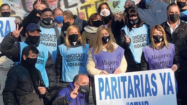 protesta. La marcha del jueves pasado dej&oacute; reclamos en la intendencia.