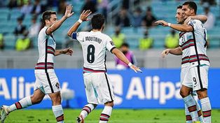 Portugal goleó a Azerbaiyán por las Eliminatorias Europeas