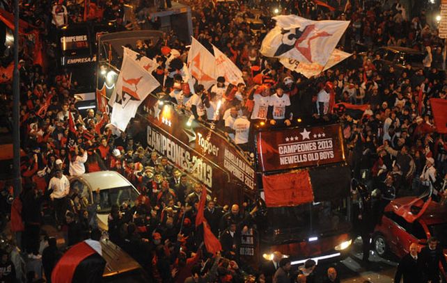 Newells ganó el Torneo Final 2013 y es el último campeón del fútbol argentino. (Foto: G. de los Ríos)