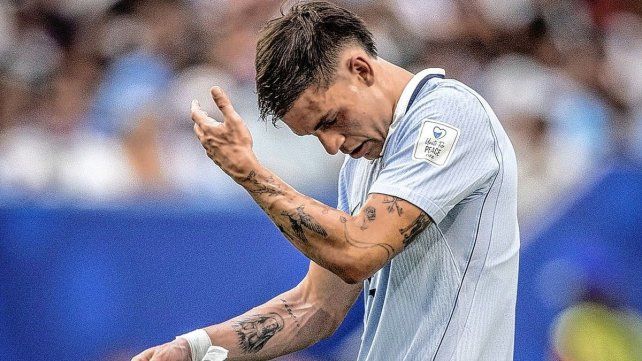 Ugarte lamenta el empate de Uruguay en su presentación.