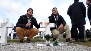 Identificaron los restos de seis combatientes en una tumba colectiva de Malvinas