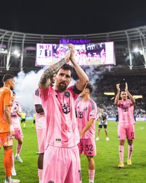 Lionel Messi fue ovacionado en Inter Miami.