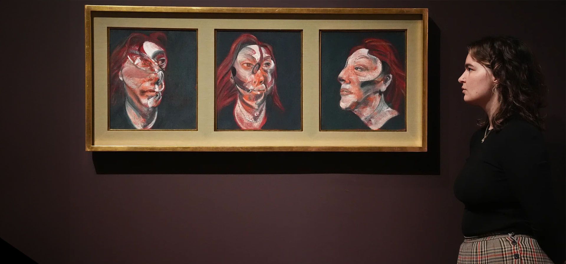 Tres estudios para un retrato de Isabel Rawsthorne durante un preestreno de la exposición Francis Bacon: Human Presence de la National Portrait Gallery, Londres, Reino Unido. Fotografía: Lucy North/PA Tres estudios para un retrato de Isabel Rawsthorne durante un preestreno de la exposición Francis Bacon: Human Presence de la National Portrait Gallery, Londres, Reino Unido. Fotografía: Lucy North/PA