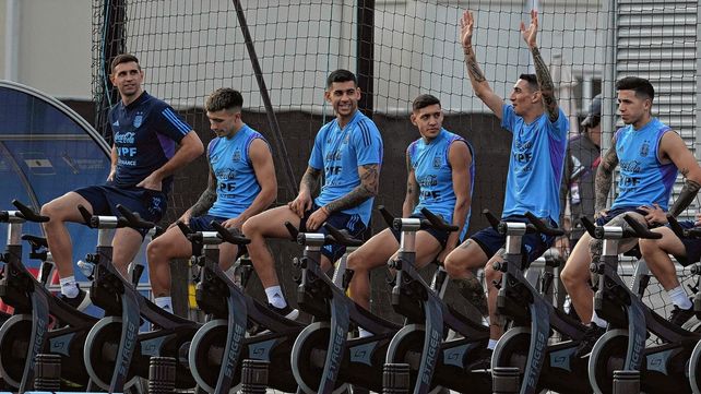 La Selección Argentina volvió a entrenar pensando en Croacia