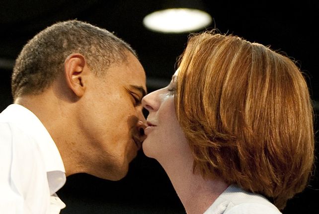 ¿Romance de Obama con la Primer Ministro de Australia?