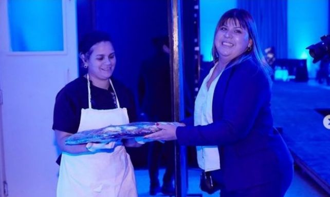 “Estas milanesas son power y espero que le den al equipo toda la fuerza para el Mundial”
