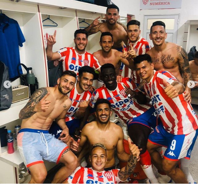 Así disfrutaron los jugadores de Unión el triunfo en el Clásico