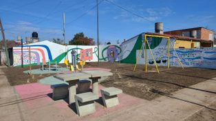 En Cavia y Larrechea había un bunker de venta de drogas que fue demolido. En su lugar, mediante el Presupuesto Participativo del año pasado, se inauguró una plaza.