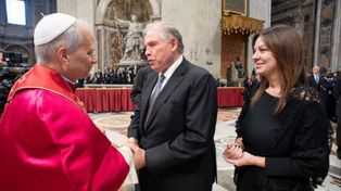 León XIV mantuvo una audiencia con Gerardo Werthein y Sandra Petovello, en representación del presidente.