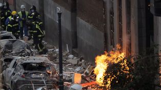 Murieron tres personas en una poderosa explosión que se produjo en el centro de Madrid