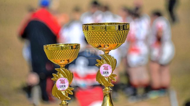 Los trofeos que se entregaron este domingo por parte de la UER.