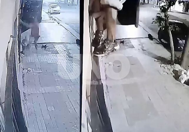 ¡Sonría, lo estamos filmando! Así ingresan ladrones a una casa en pleno macrocentro santafesino