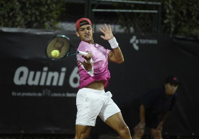 Dante Pagani dio hasta la última gota de sudor pero no pudo pasar ante Santiago De la Fuente. Cayó por 7/6 (6)