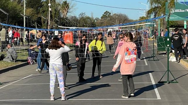 Las actividades deportivas serán vóley