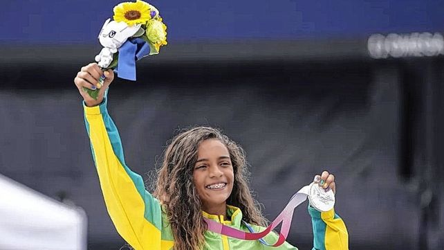 La niña Rayssa Leal