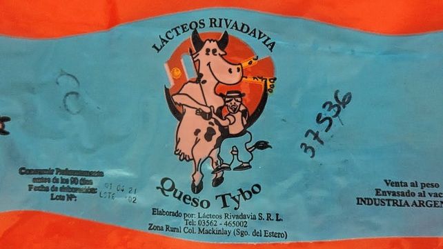 La Assal estableció un alerta alimentaria sobre el producto Queso Tybo marca Lácteos Rivadavia
