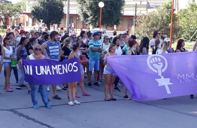 Femicidio de Noelia: Humboldt se movilizó para exigir Ni Una Menos