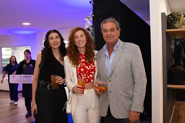 Agostina Bianchetti, Marina Zeno y Marcelo Masetti