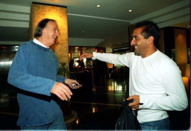 Menotti y Zamora, técnicos de Central y Newell's, en la previa del clásico que terminó con triunfo canalla.