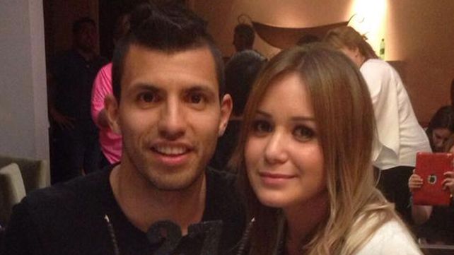 El Kun Agüero y la Princesita Karina