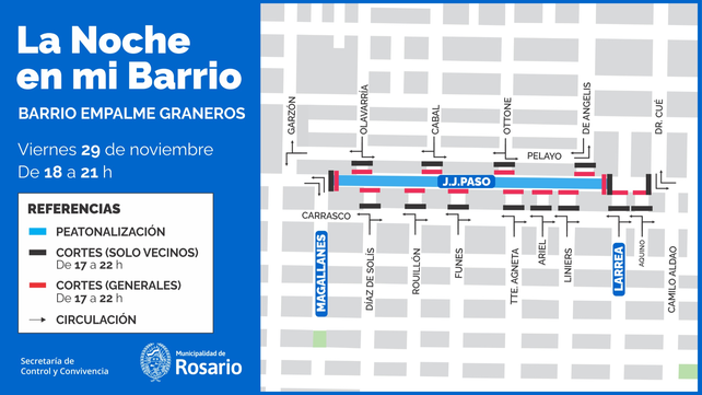 El ciclo Noche en mi barrio llega este viernes a Empalme Graneros