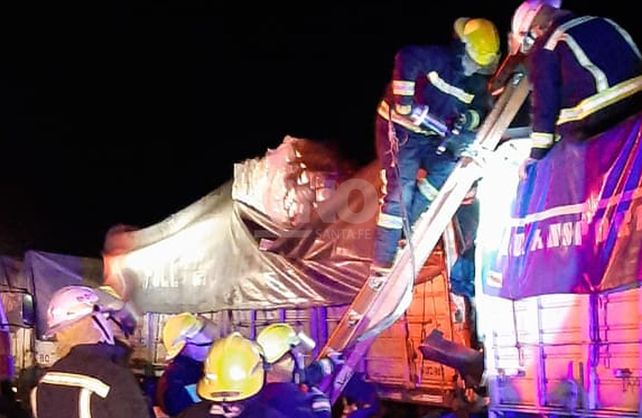 Accidente en la ruta 34.