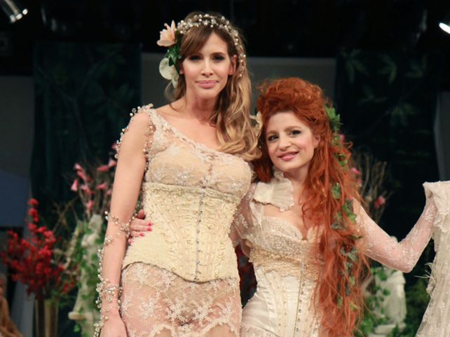 Enamorada, Guillermina Valdés volvió a subirse a las pasarelas