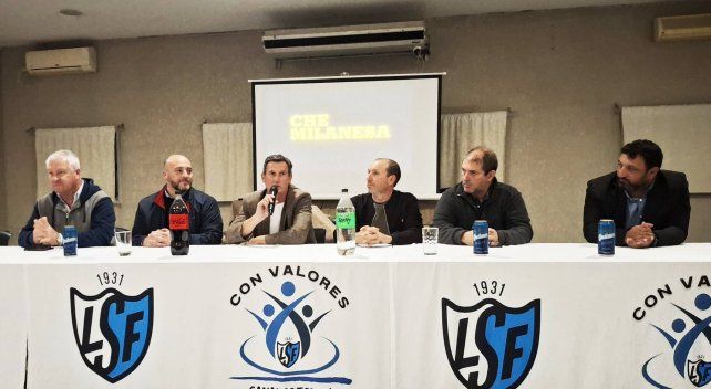 Leandro Birollo encabezó la presentación en el predio Nery Pumpido.