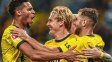 Borussia Dortmund ganó como visitante y por ahora es el líder de la Bundesliga.