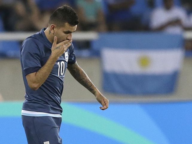 Va de arranque. Angel Correa será otra vez titular en el equipo albiceleste.